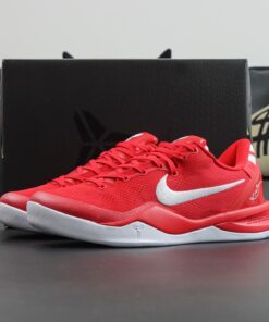 Kobe 8 University Red Reps | Bold Red Protro Replica Sneakers