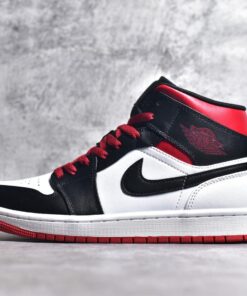 Jordan 1 Mid Gym Red Black Reps – Air Jordan 1 Replica Shoes