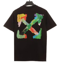 Off-White hand drawn graffiti Print T-Shirt