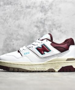 New balance 550 White and Wine Red