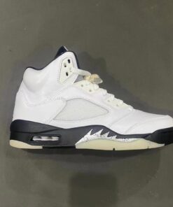 Air Jordan 5 Retro White and Black Replica