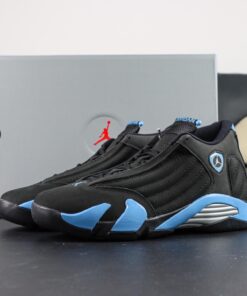 Jordan 14 University Blue Reps – Black & University Blue Style