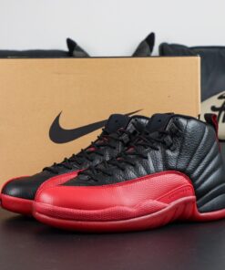 Jordan 12 Flu Game Reps | 2025 Retro Red & Black Replica